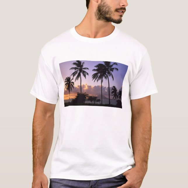 Kustlinje St. Kitts T-shirt (Framsida)