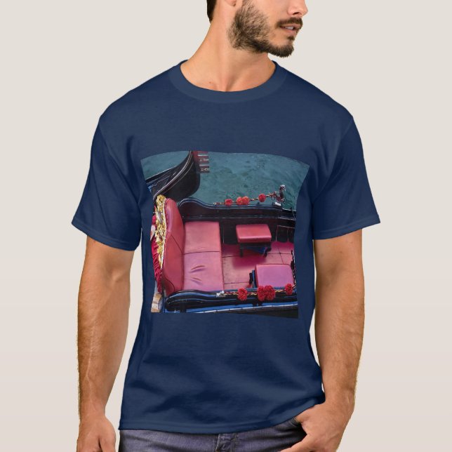 Kustlyx Gondol i Venedig T Shirt (Framsida)