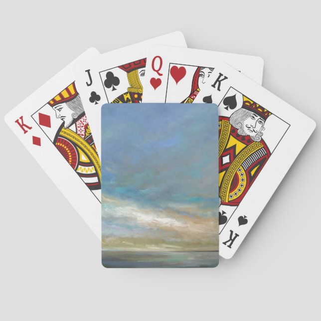 Kustmoln med oceanen kortlek (Baksidan)