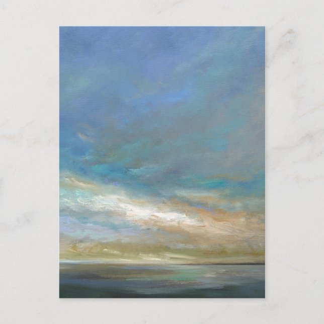 Kustmoln med oceanen vykort (Framsida)