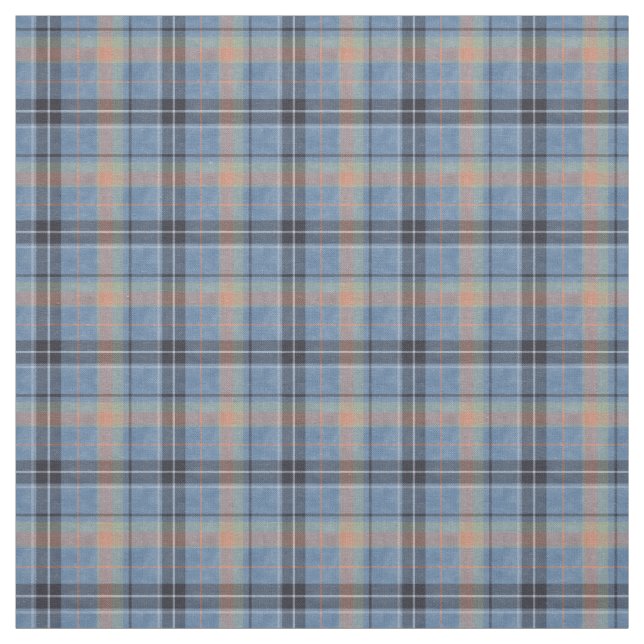 Kustnära Blå Arv Tartan Tyg (Provkarta)