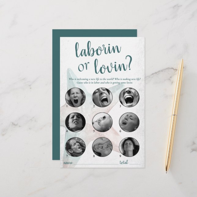 Kustnära Chic | Teal Starfish Laborin eller Lovin  (Fram/Back In Situ)