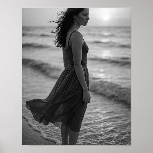 “Kustnära klarhet — 2026 Kalender för ensamma rese Poster (Framsidan)