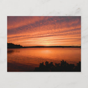 Kustnära Maine Sunset Postcard Sailor's Delight Vykort
