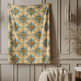 Kustnära Medelhavets subtle Oceanic Hues Fleecefilt