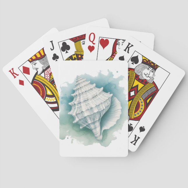Kustnära/nautisk Casinokort (Baksidan)