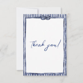 Kustnära Nautiska Bröllop Tack Kort