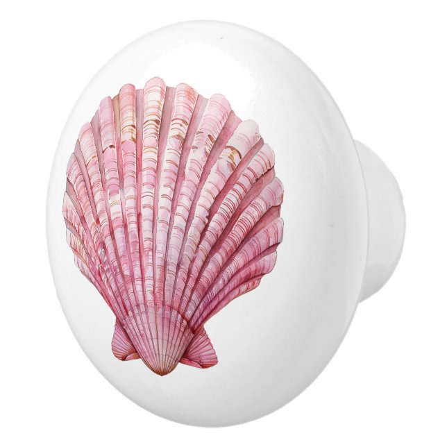 Kustnära Rosa Seashell Knopp (Höger)