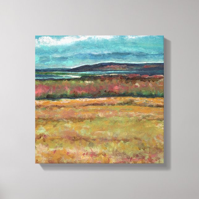 Kustnära skoreline Art Canvastryck (Framsida)