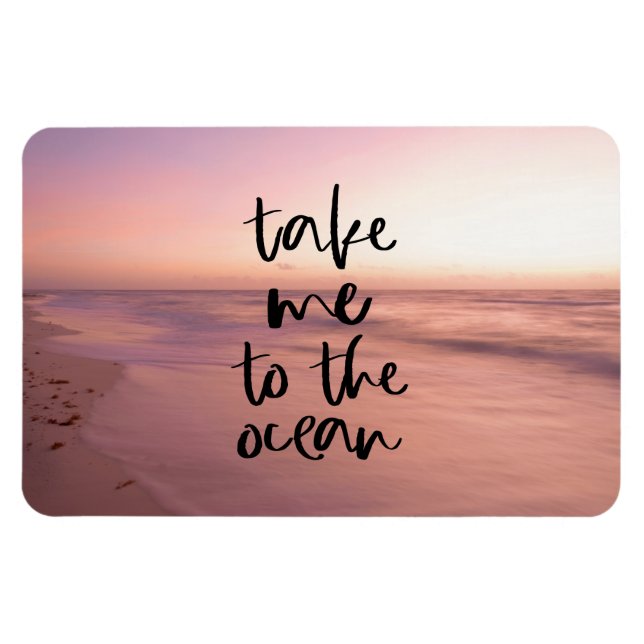 Kustnära soluppgång magnet (Horisontell)