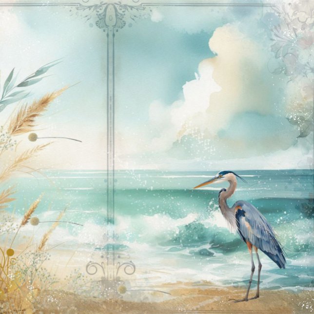 Kustnära Strand Dekupage Klippbok Skrotjournal (Coastal Beach Decoupage Junk Journal Scrapbook)