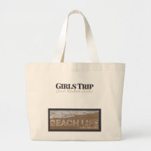 Kustnära strandtotebag | Tjejgruppens strandväska