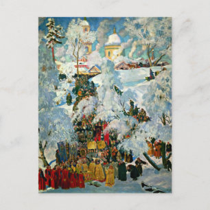 Kustodiev - Förlikningen av Vatten Vykort