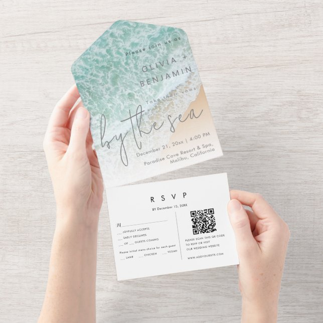 Kustområdesdestination QR Kod OSA Bröllop (Avrivbar del)