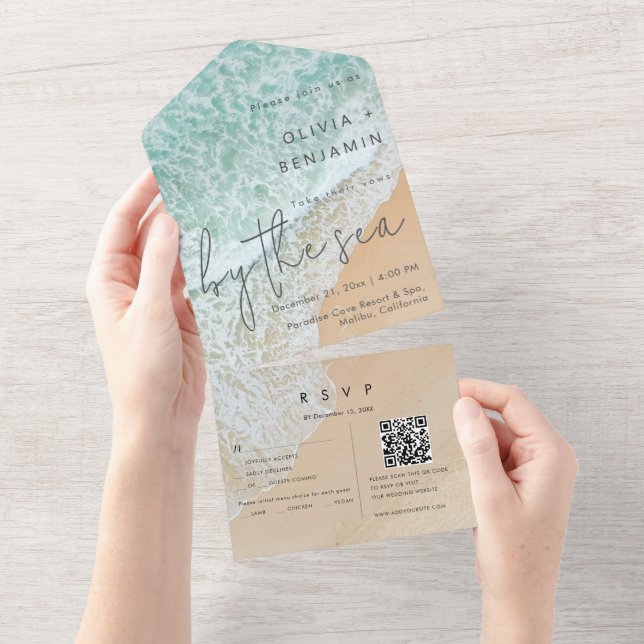 Kustområdesdestination QR Kod OSA Bröllop (Tearaway)