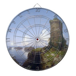 Kustområdet i Italien med ruinerad Torn Darttavla