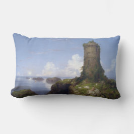 Kustområdet i Italien med ruinerad Torn Lumbarkudde