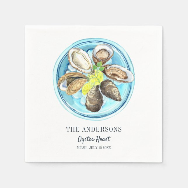 Kustostron, roast Birthday, sommar Pappersservett (Framsidan)