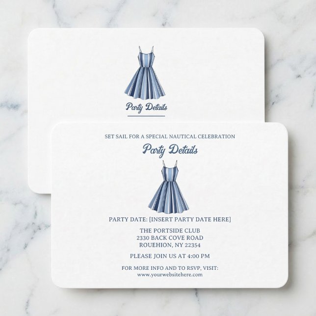 Kustremsfirande Streckkod QR OSA Kort (Plan your perfect seaside party.)