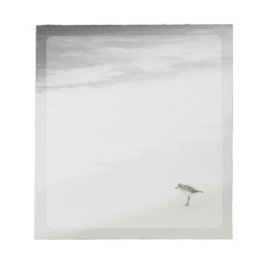 Kustsandpiper på stranden anteckningsblock