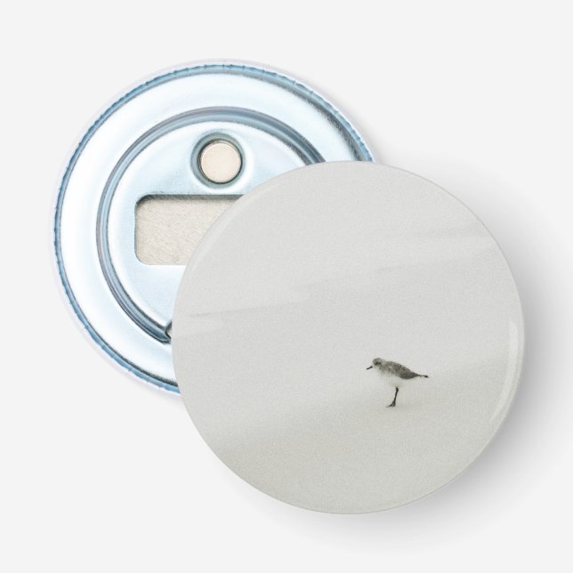 Kustsandpiper på stranden flasköppnare (Framsidan)