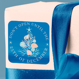 Kustsegmentet öppnas inte förrän jul runt klistermärke