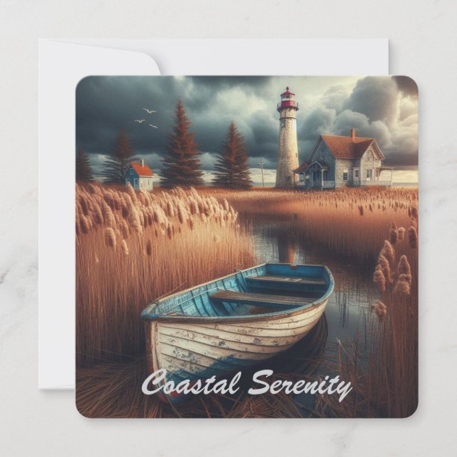 Kustservicen: fyr och råbåt kort (Framsida)