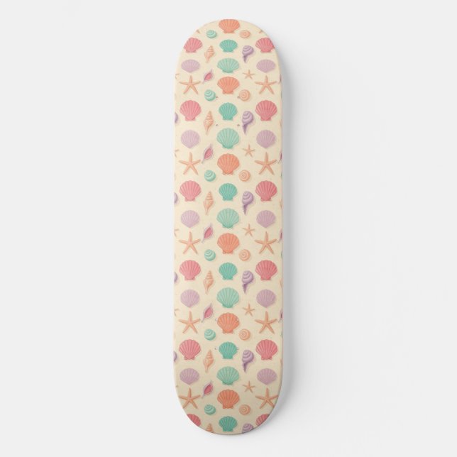 KustskalMönster Mini Skateboard Bräda 18,5 Cm (Framsida)