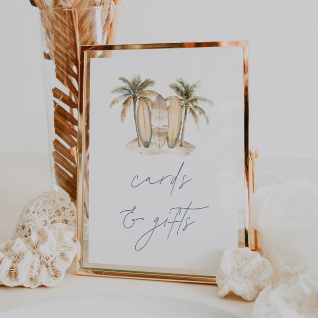 Kustskylt över babyskor och gåvor för Surfa Poster (Skapare uppladdad)