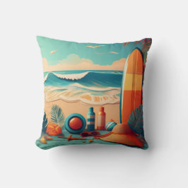 Kustsommarklostret Vibes Dubbla-Sided Cushion Kudde