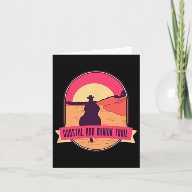 Kustspår och Miwok-spår - Rodeo Beach Horseback Ri Kort (Framsida)