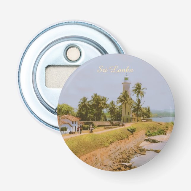Kuststaden Galle, Sri Lanka Resa Minne Flasköppnare (Framsidan)