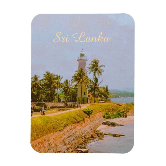 Kuststaden Galle, Sri Lanka Resa Minne Magnet (Vertikal)