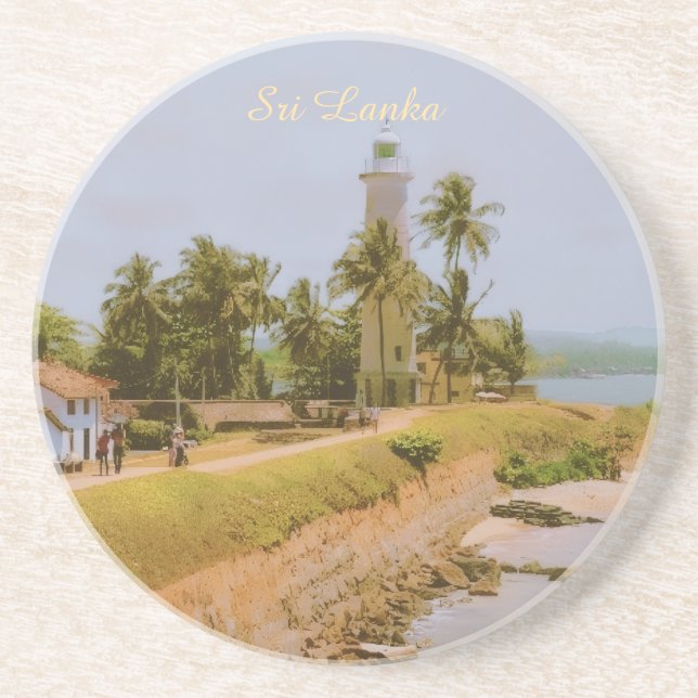 Kuststaden Galle, Sri Lanka Resa Minne Underlägg (Framsidan)