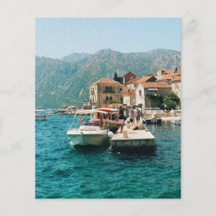 Kuststaden Perast, Montenegro Flygblad