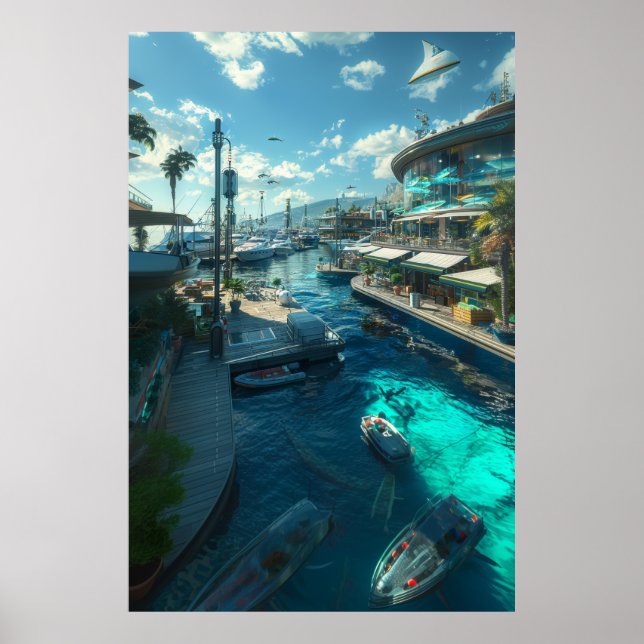 Kuststadens moderna biografscen Poster (Framsidan)