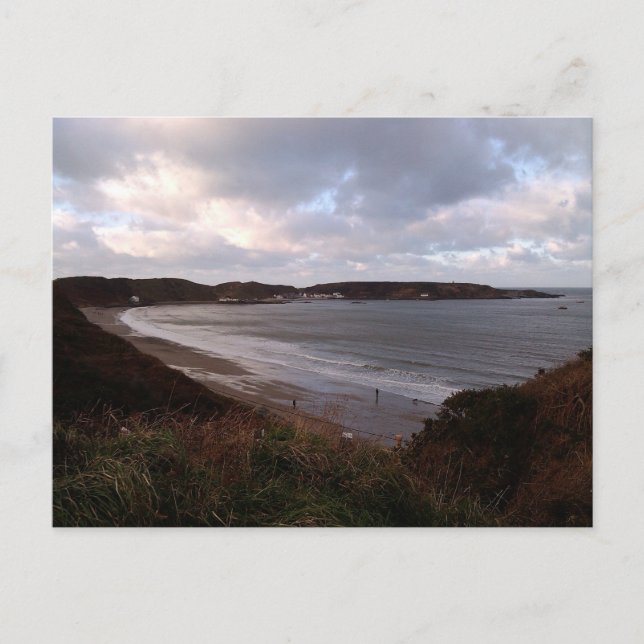 Kuststrandscen, Morfa Nefyn Vykort (Framsida)