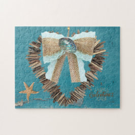Kuststrumpemat Driftwood Heart Valentines day Pussel