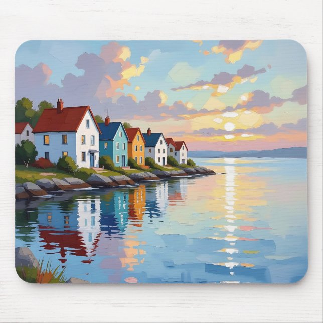 Kusttema | Strandhus vid viken   Musmatta (Framsidan)