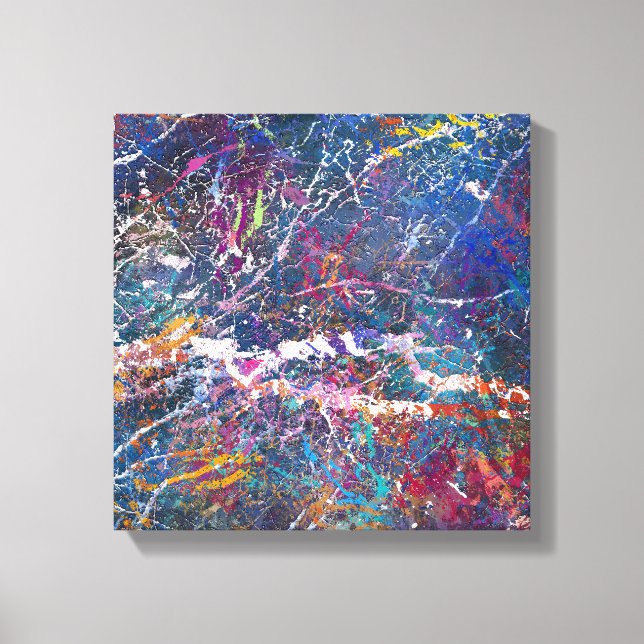 Kustträdgård - Morgondagg Canvastryck (Framsida)