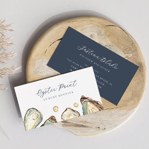 Kustvattenfärg Pearl & Oyster Visitkort