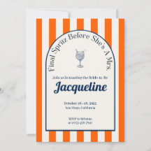 Kustvattenklostret Spritz Bachelorette Itinerary, 