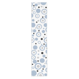 Kustvax Slate Blue Geometric Circles