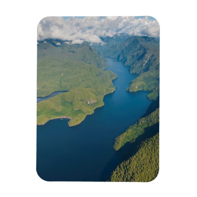 Kustvy från Great Bear Rainforest Magnet (Vertikal)