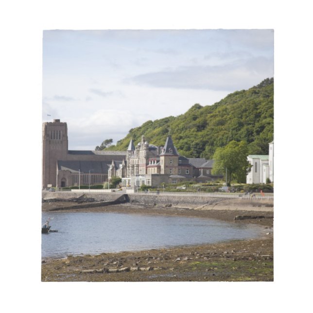 Kustvy med historiska byggnader, Oban, Anteckningsblock (Framsida)