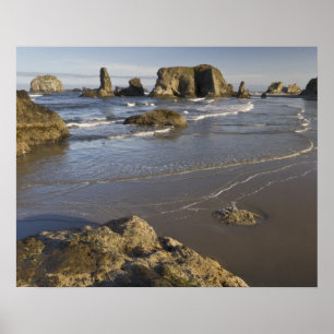 Kustvyer, Bandon, Oregon Poster
