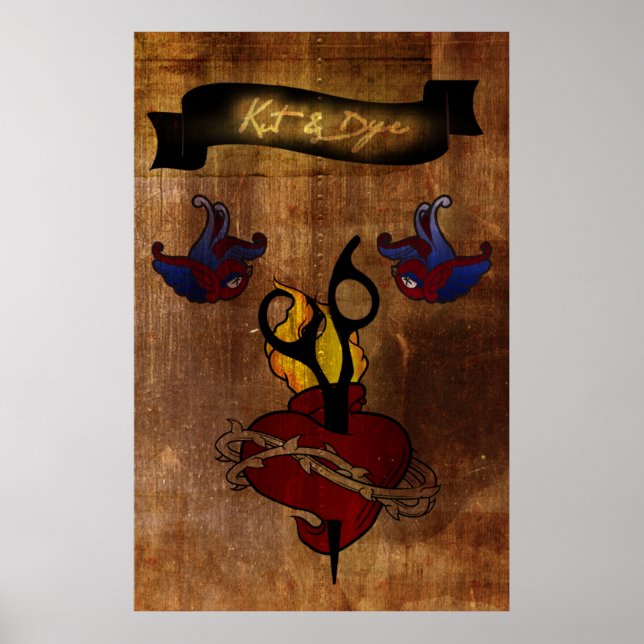 Kut & Dye Poster (Framsidan)