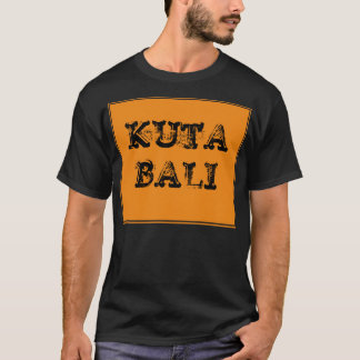 Kuta Bali orange mörk T-tröja T-shirt