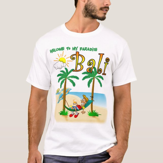 Kuta Bali Strand-Tshirt Tröja (Framsida)