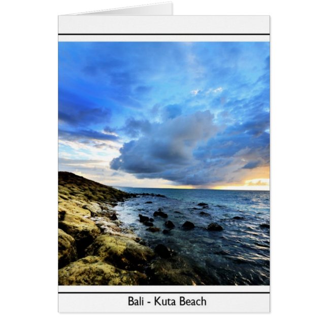 Kuta i stormen hälsningskort (Framsidan)